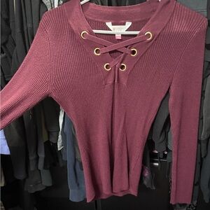 No Boundaries Purple Long Sleeve Tee